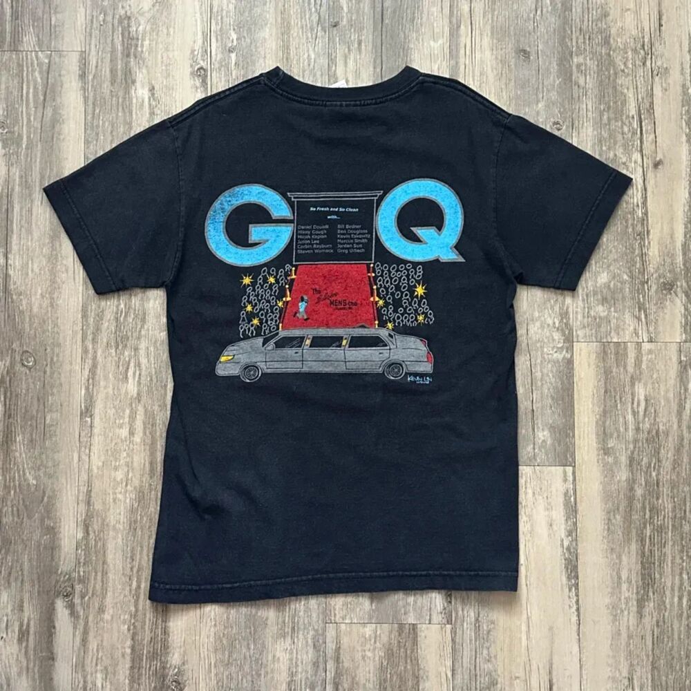 Vintage 2003 GQ Magazine So Fresh And So Clean Promo T-Shirt Size Small